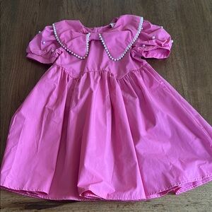 Pink Dress with Pearl Accents girls 4T